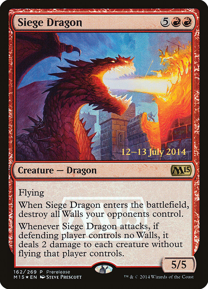 Siege Dragon [Magic 2015 Promos] | All Aboard Games