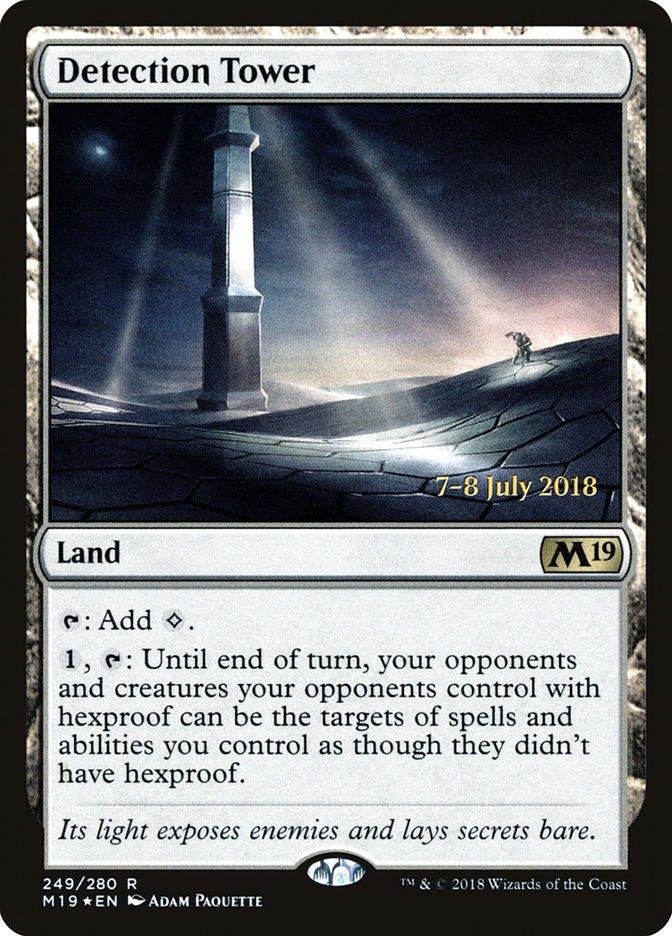 Detection Tower  [Core Set 2019 Prerelease Promos] | All Aboard Games