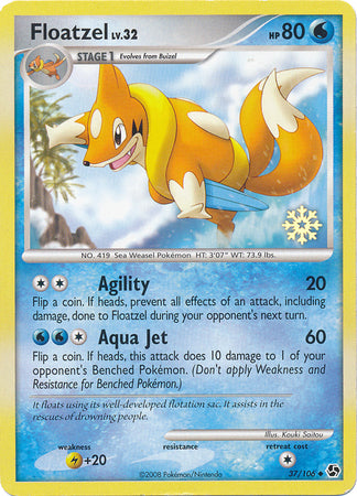 Floatzel (37/106) [Countdown Calendar Promos] | All Aboard Games