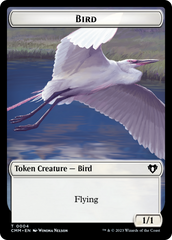 Copy (54) // Bird Double-Sided Token [Commander Masters Tokens] | All Aboard Games