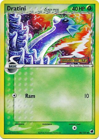 Dratini (46/101) (Delta Species) (Stamped) [EX: Dragon Frontiers] | All Aboard Games