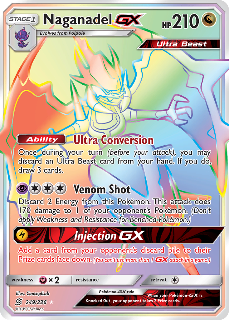 Naganadel GX (249/236) [Sun & Moon: Unified Minds] | All Aboard Games