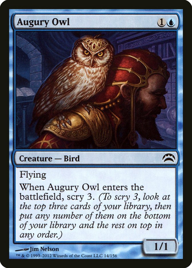 Augury Owl [Planechase 2012] | All Aboard Games