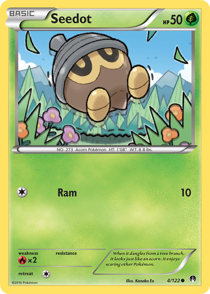 Seedot (4/122) [XY: BREAKpoint] | All Aboard Games