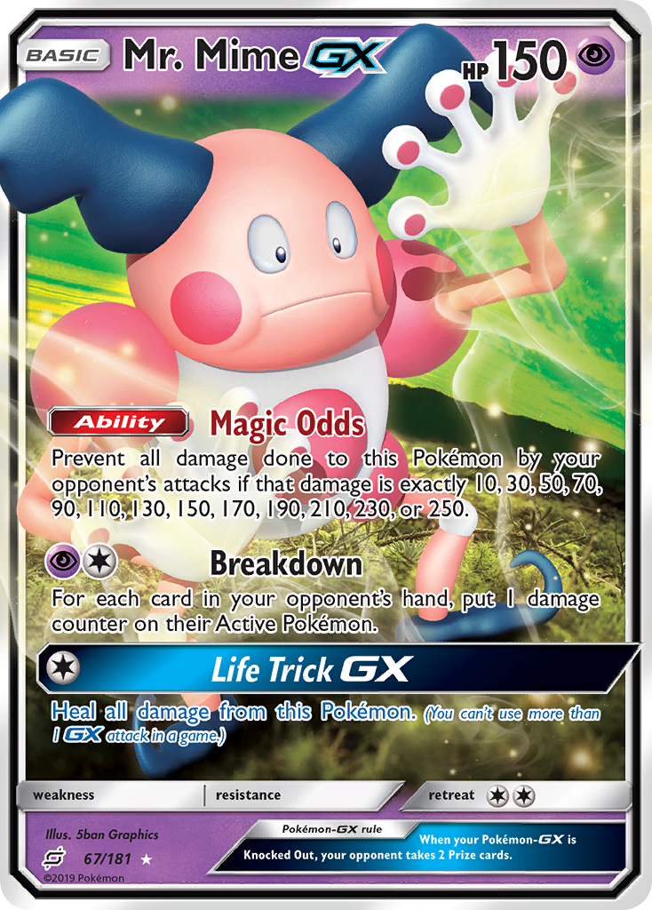 Mr. Mime GX (67/181) [Sun & Moon: Team Up] | All Aboard Games