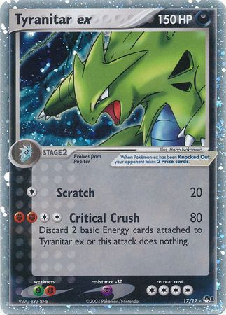 Tyranitar ex (17/17) (Holo) [POP Series 1] | All Aboard Games