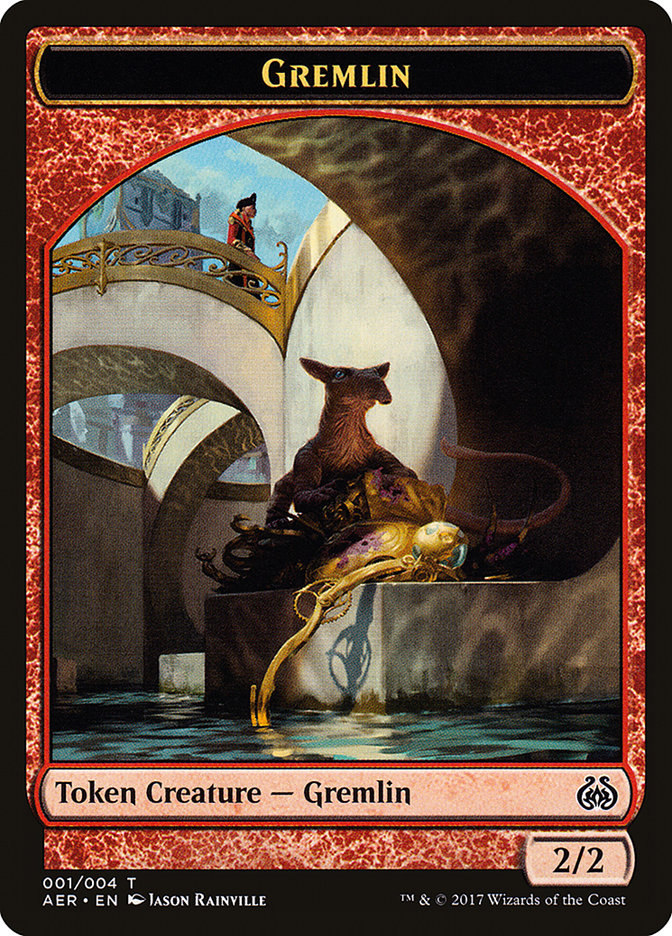 Gremlin [Aether Revolt Tokens] | All Aboard Games