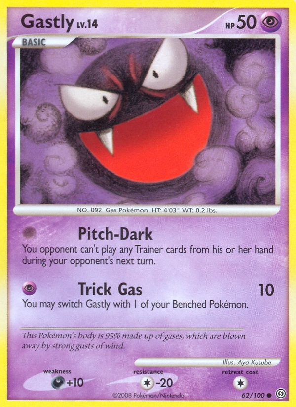 Gastly (62/100) [Diamond & Pearl: Stormfront] | All Aboard Games