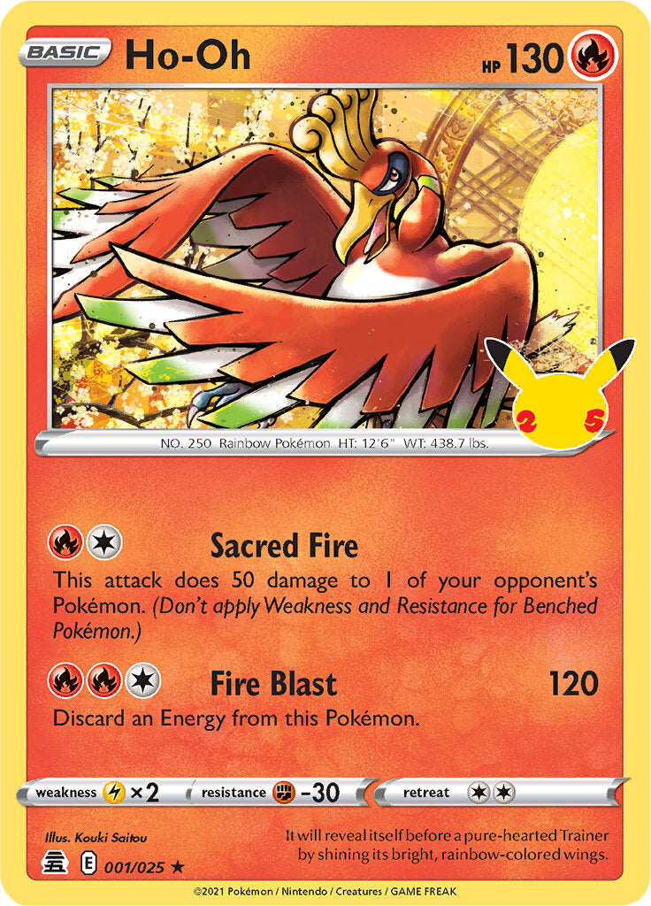 Ho-oh (001/025) [Celebrations: 25th Anniversary] | All Aboard Games