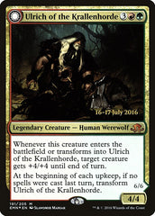 Ulrich of the Krallenhorde // Ulrich, Uncontested Alpha  [Eldritch Moon Prerelease Promos] | All Aboard Games