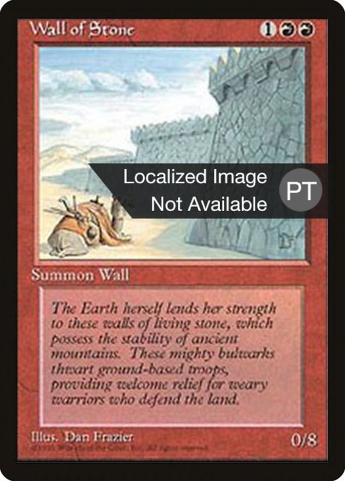 Wall of Stone [Fourth Edition (Foreign Black Border)] | All Aboard Games