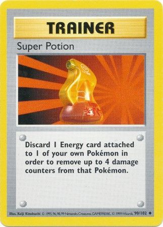 Super Potion (90/102) [Base Set Shadowless Unlimited] | All Aboard Games