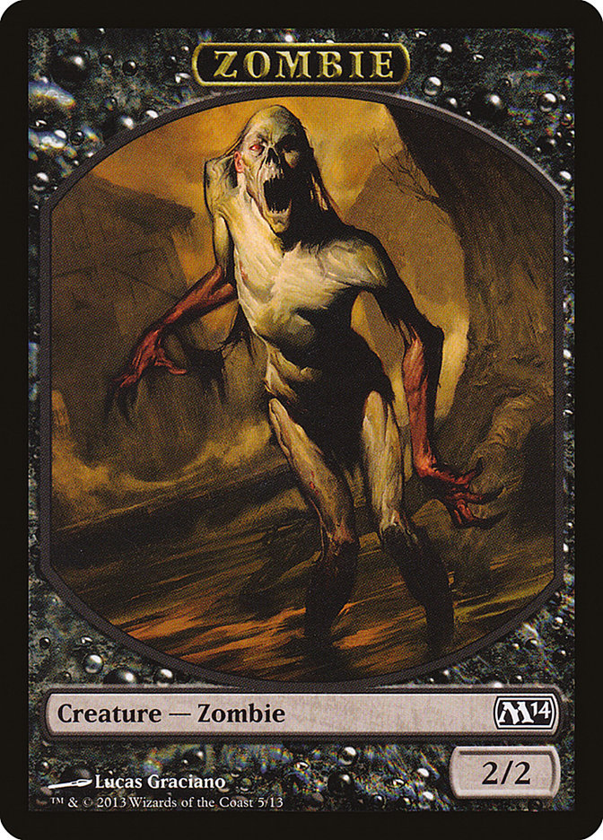 Zombie [Magic 2014 Tokens] | All Aboard Games