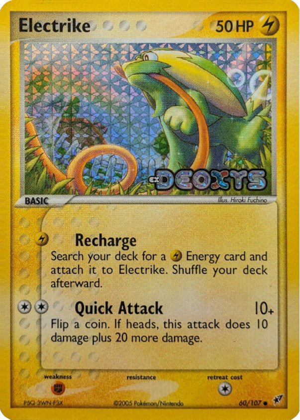 Electrike (60/107) (Stamped) [EX: Deoxys] | All Aboard Games