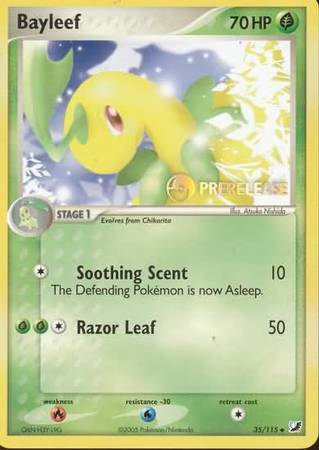 Bayleef (35/115) (Prerelease Promo) [Nintendo: Black Star Promos] | All Aboard Games