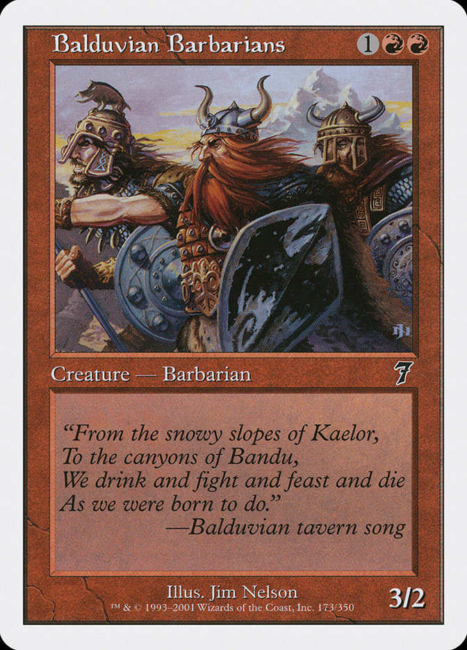 Balduvian Barbarians [Seventh Edition] | All Aboard Games