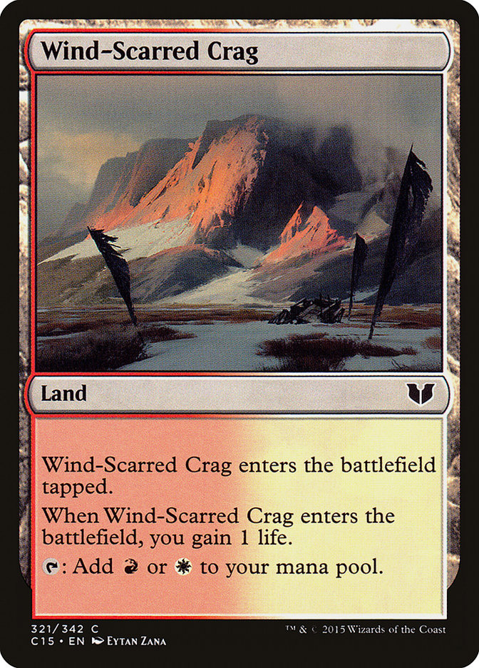 Wind-Scarred Crag [Commander 2015] | All Aboard Games
