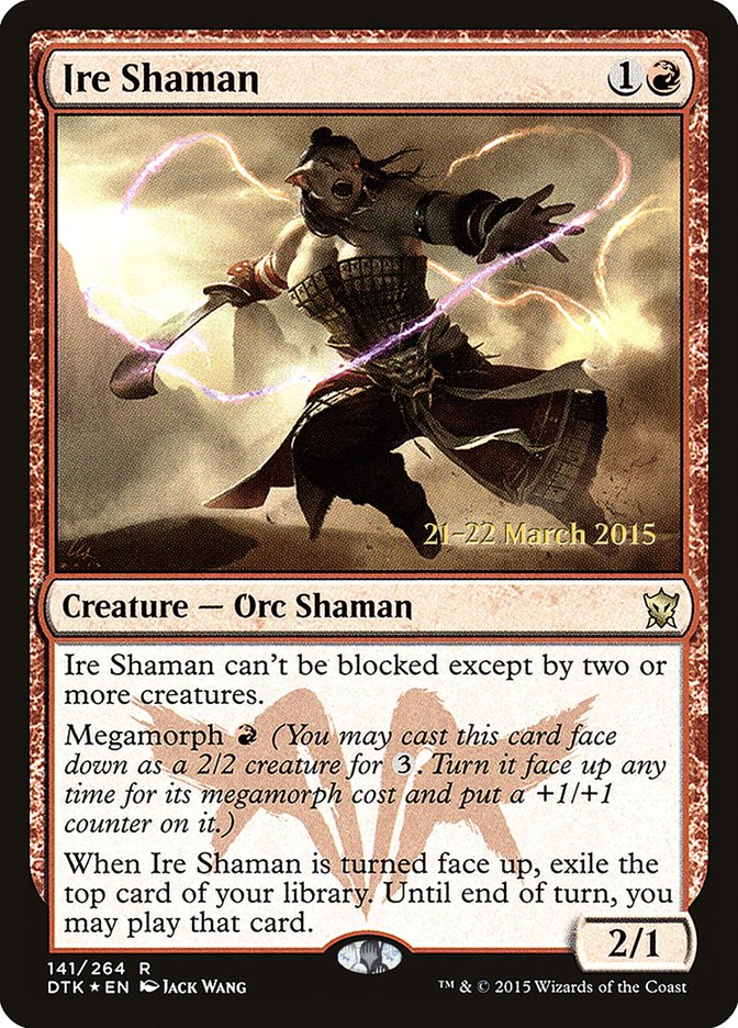 Ire Shaman  [Dragons of Tarkir Prerelease Promos] | All Aboard Games