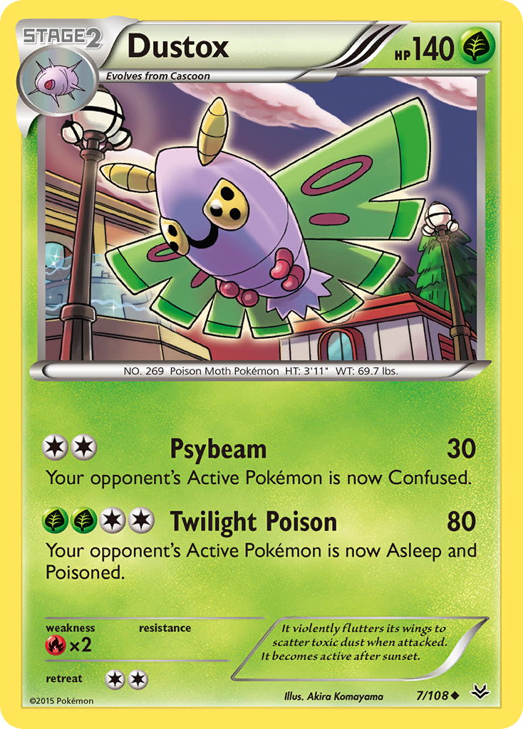 Dustox (7/108) [XY: Roaring Skies] | All Aboard Games