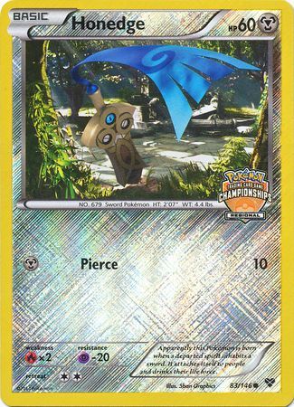 Honedge (83/146) (Regional Championship Promo) [XY: Base Set] | All Aboard Games