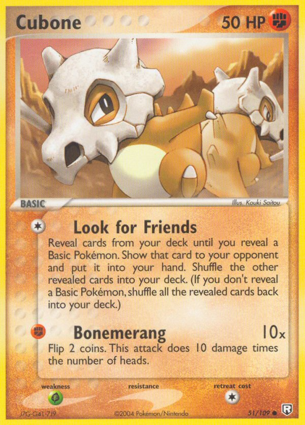 Cubone (51/109) [EX: Team Rocket Returns] | All Aboard Games