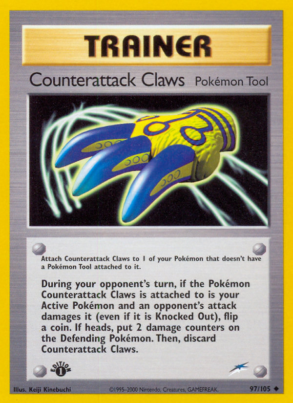 Counterattack Claws (97/105) [Neo Destiny 1st Edition] | All Aboard Games