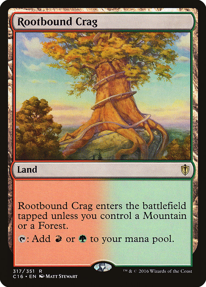 Rootbound Crag [Commander 2016] | All Aboard Games