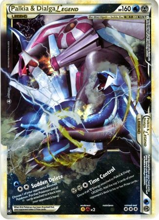 Palkia & Dialga LEGEND (101/102) (Jumbo Card) [HeartGold & SoulSilver: Triumphant] | All Aboard Games