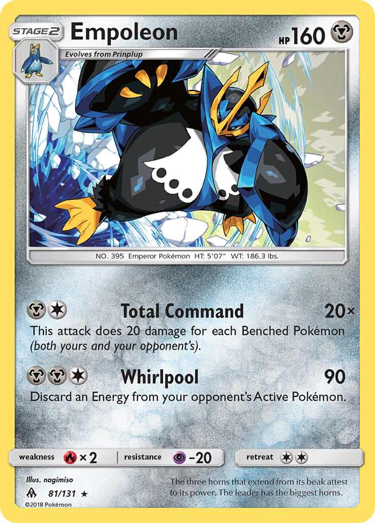 Empoleon (81/131) [Sun & Moon: Forbidden Light] | All Aboard Games