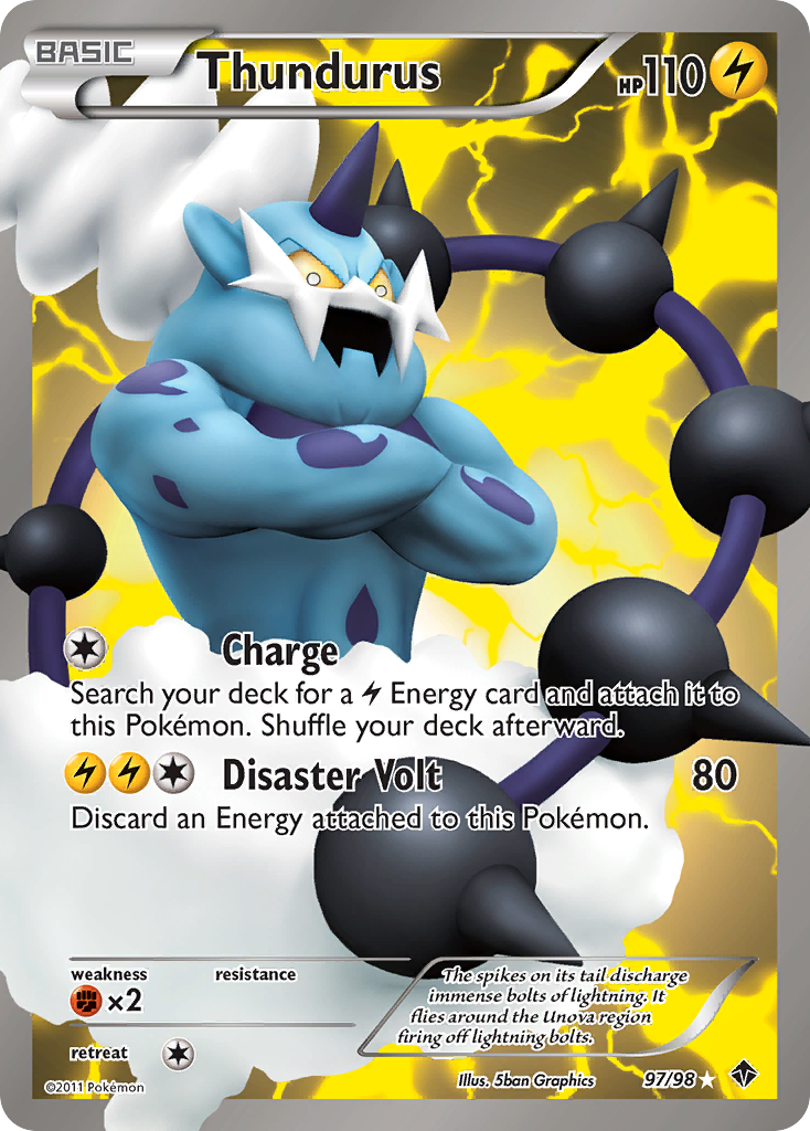 Thundurus (97/98) [Black & White: Emerging Powers] | All Aboard Games