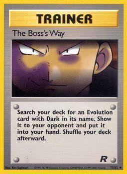 The Boss's Way (73/82) [Team Rocket Unlimited] | All Aboard Games