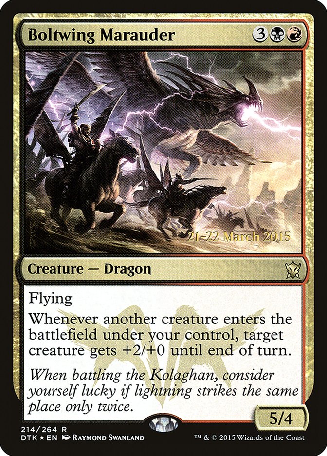 Boltwing Marauder  [Dragons of Tarkir Prerelease Promos] | All Aboard Games