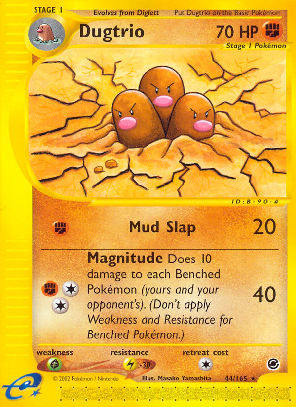 Dugtrio (44/165) [Expedition: Base Set] | All Aboard Games