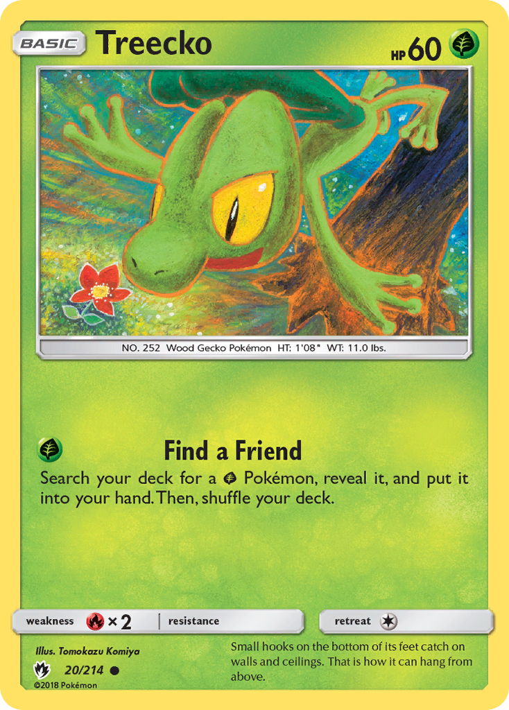 Treecko (20/214) [Sun & Moon: Lost Thunder] | All Aboard Games