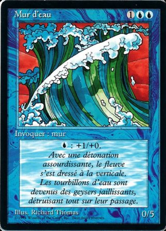 Wall of Water [Foreign Black Border] | All Aboard Games