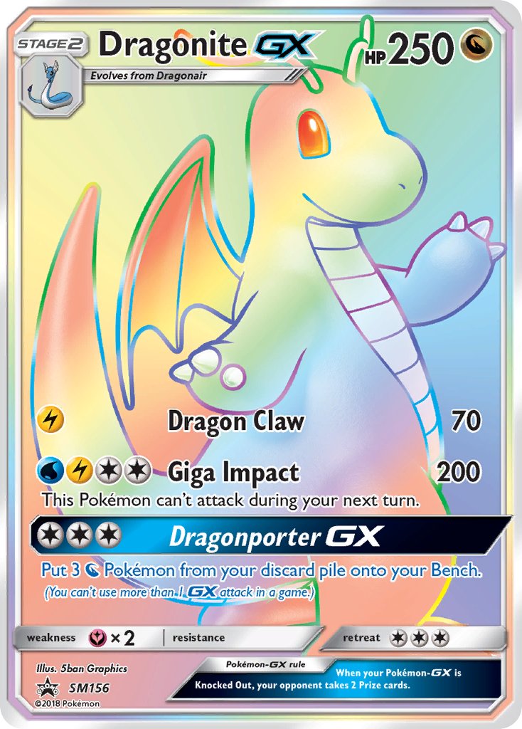 Dragonite GX (SM156) [Sun & Moon: Black Star Promos] | All Aboard Games