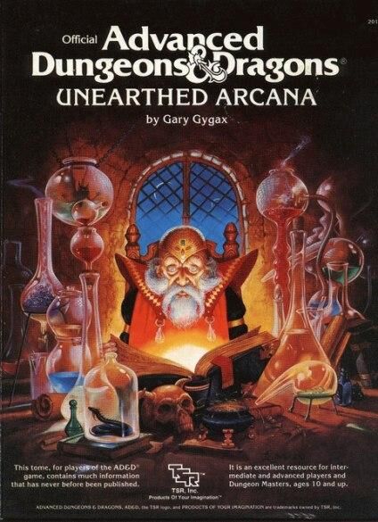 D&D - 1E: Unearthed Arcana | All Aboard Games