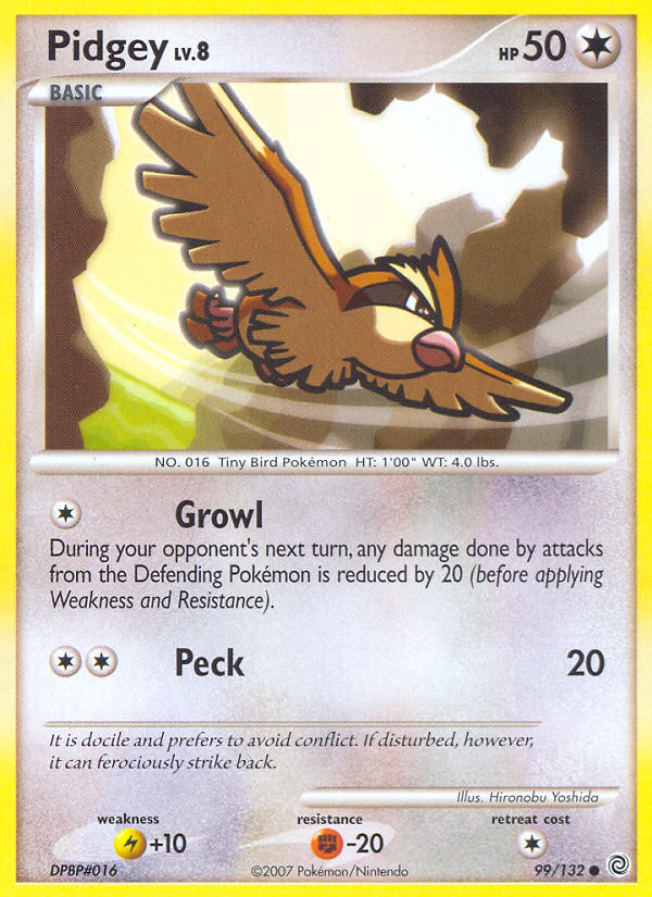 Pidgey (99/132) [Diamond & Pearl: Secret Wonders] | All Aboard Games