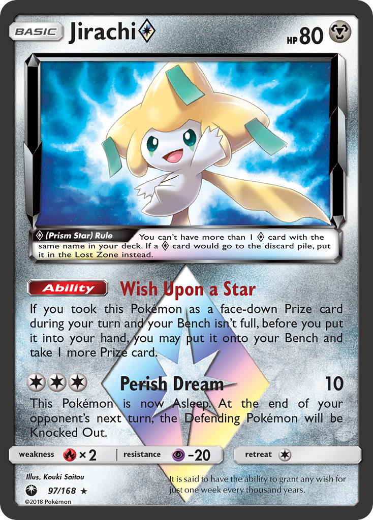 Jirachi (97/168) (Prism Star) [Sun & Moon: Celestial Storm] | All Aboard Games