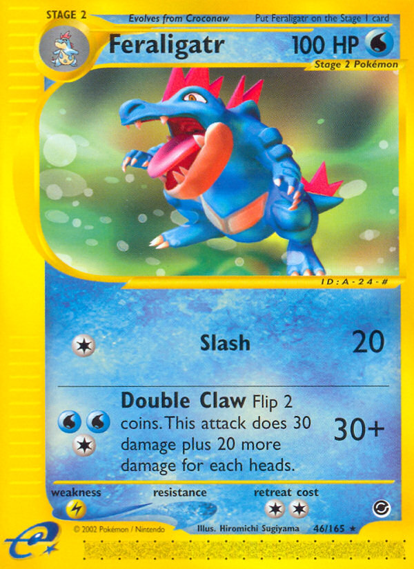 Feraligatr (46/165) [Expedition: Base Set] | All Aboard Games