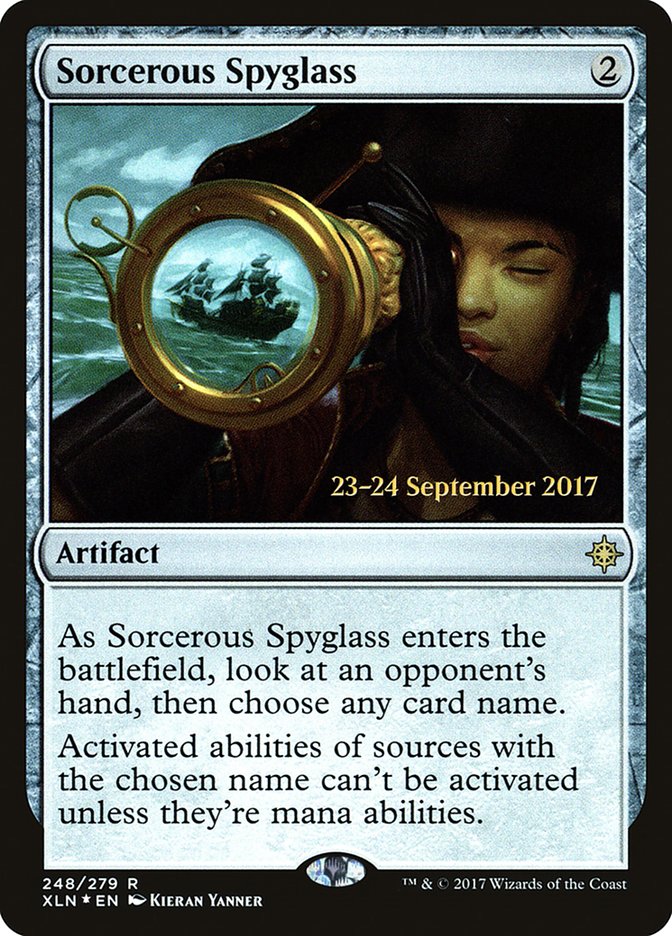 Sorcerous Spyglass  [Ixalan Prerelease Promos] | All Aboard Games