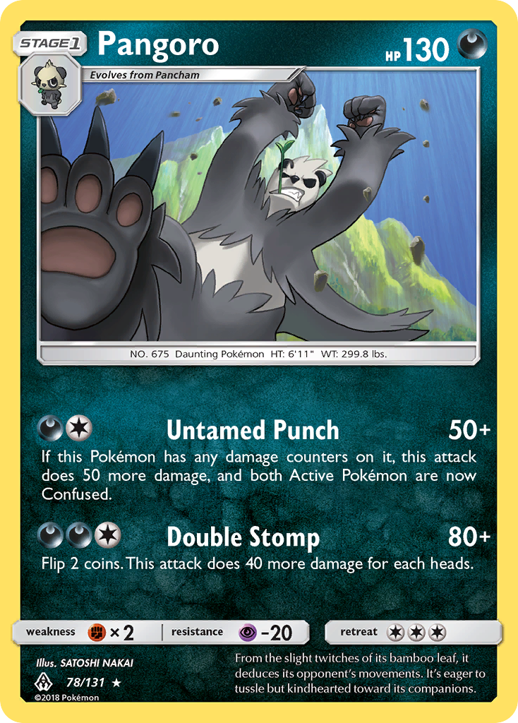 Pangoro (78/131) [Sun & Moon: Forbidden Light] | All Aboard Games