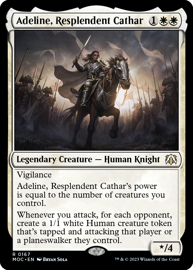 Adeline, Resplendent Cathar [March of the Machine Commander] | All Aboard Games