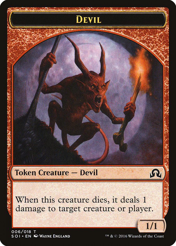 Devil [Shadows over Innistrad Tokens] | All Aboard Games