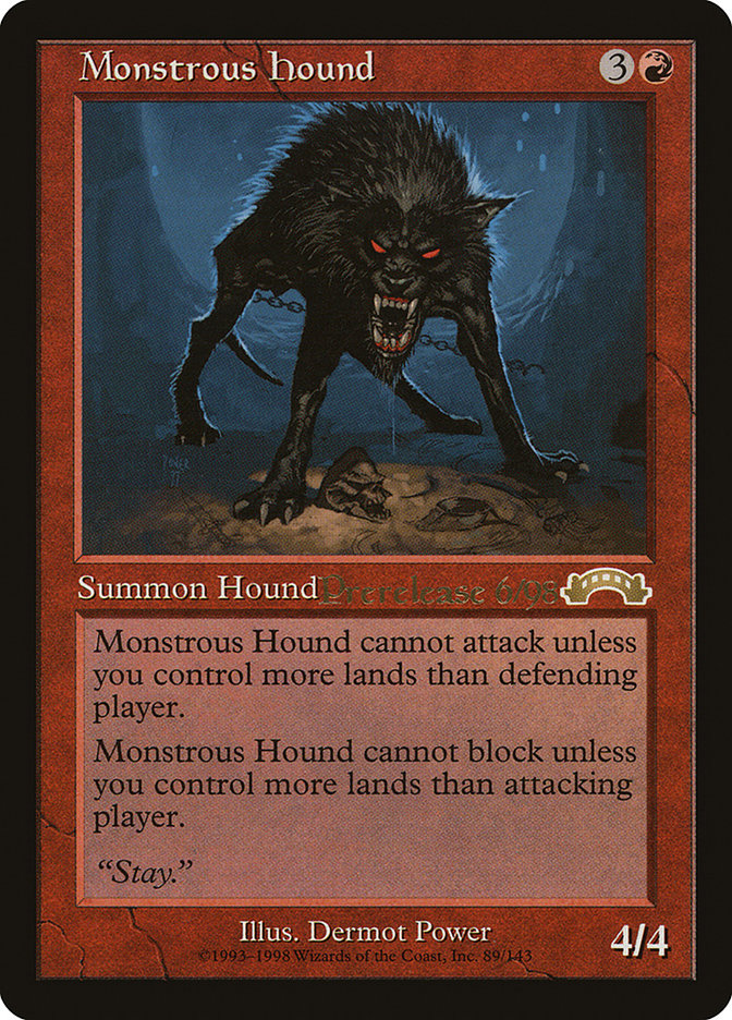 Monstrous Hound [Exodus Promos] | All Aboard Games