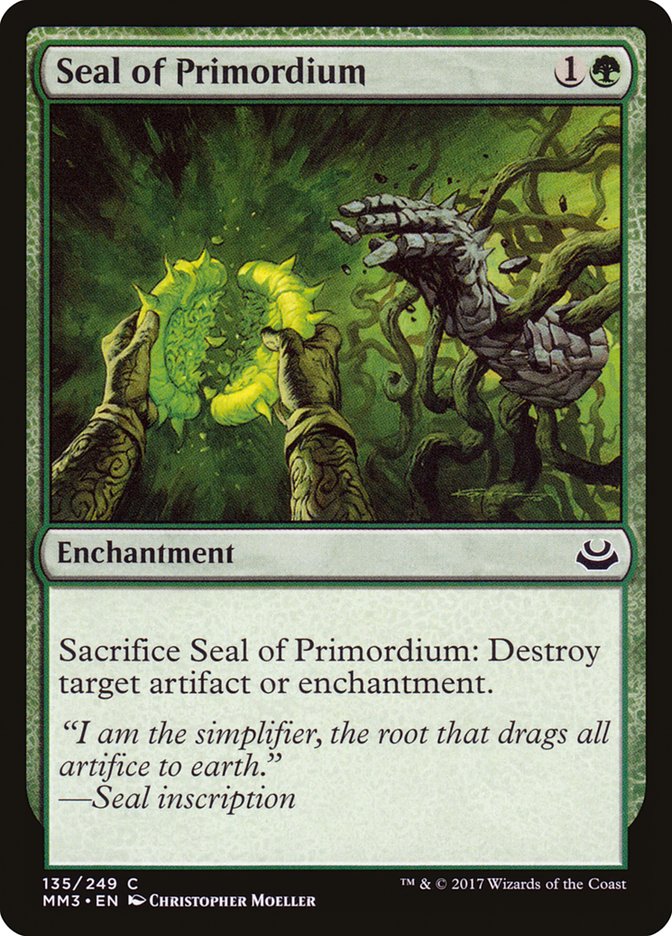 Seal of Primordium [Modern Masters 2017] | All Aboard Games