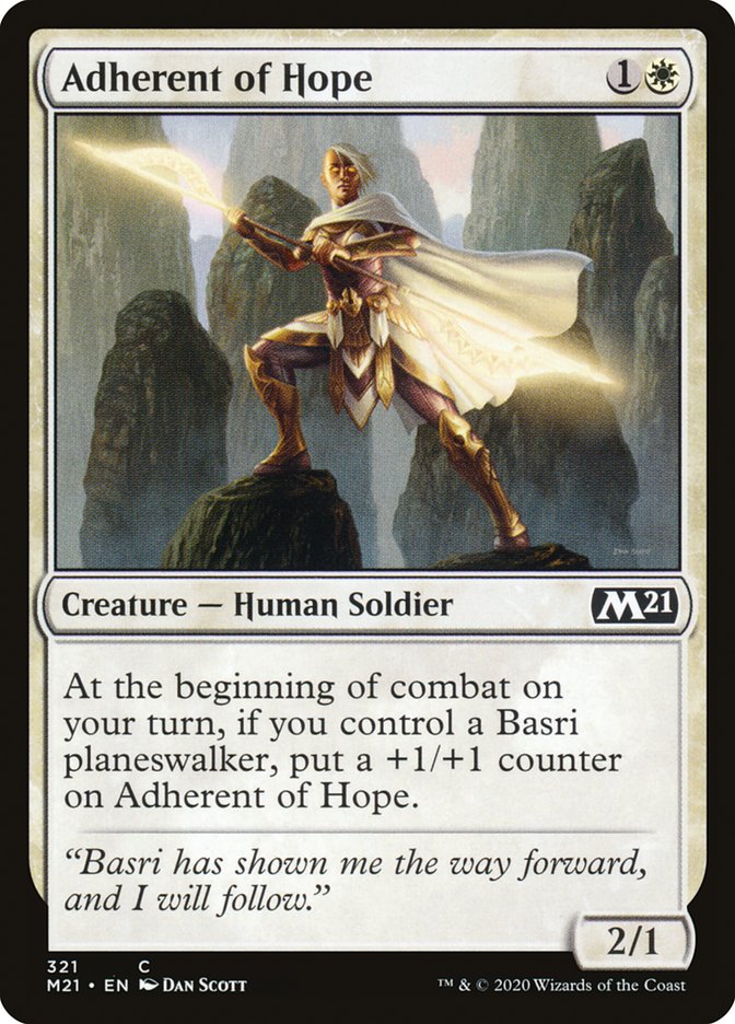 Adherent of Hope [Core Set 2021] | All Aboard Games