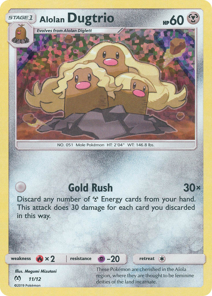 Alolan Dugtrio (11/12) [McDonald's Promos: 2019 Collection] | All Aboard Games