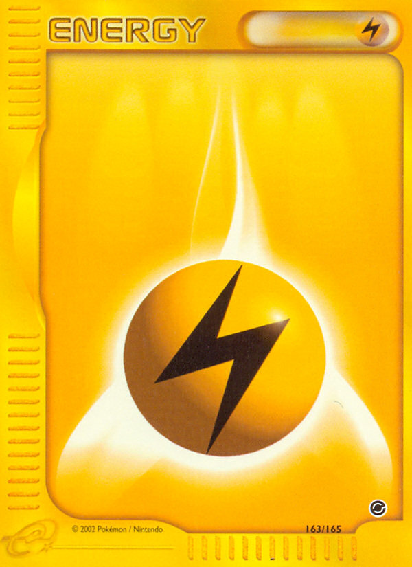 Lightning Energy (163/165) [Expedition: Base Set] | All Aboard Games