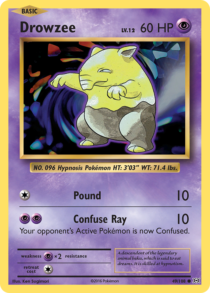 Drowzee (49/108) [XY: Evolutions] | All Aboard Games